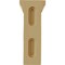 Ekena Millwork 2 1/2"W x 4"D x 6"H Small Gomez Wood Bracket, Alder BKTW02X04X06GOAL - alternate 2